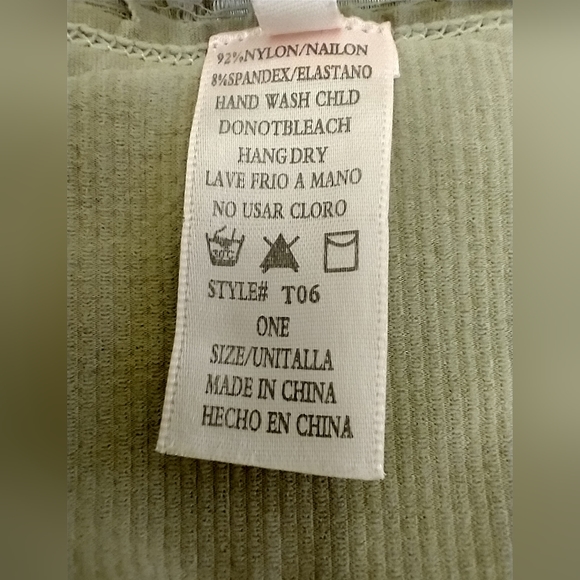 Tank Cami M.USA Nylon/spandex lace Trim Tank Top Cami - Picture 10 of 12